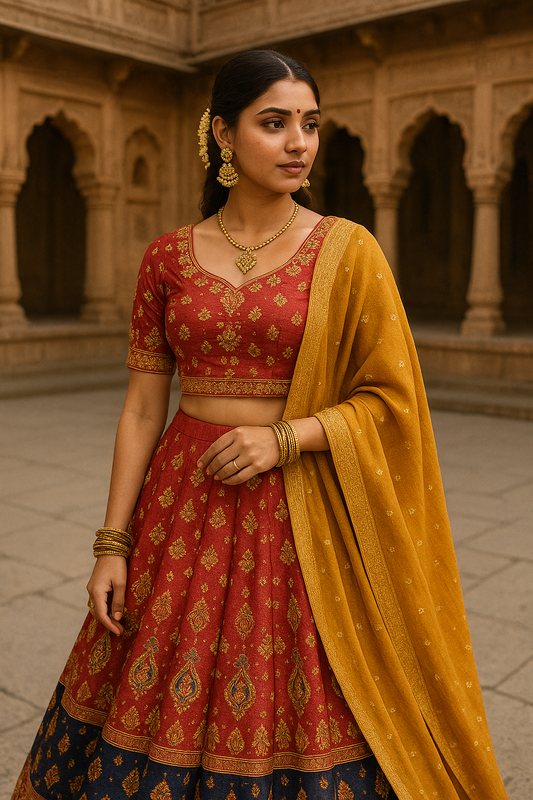 Women's Chaniya Choli: Discover Authentic Handmade Elegance from India - EcomEdge