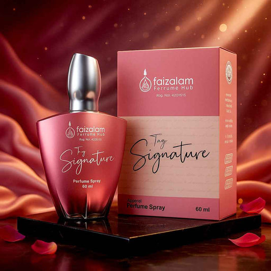 ZAM ZAM Faizalam Fair Signature Perfume 60 ML - Elegance in Pink Serenity - EcomEdge