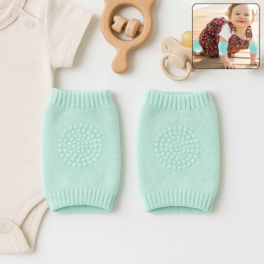 Mint Green Toddler Wool Knit Leg Warmer (Knee Guard)