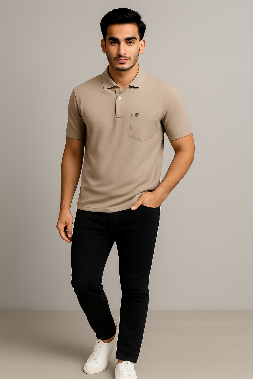 Cotton Candy Premium Collar Pocket Button T-Shirt – Hosiery Fabric