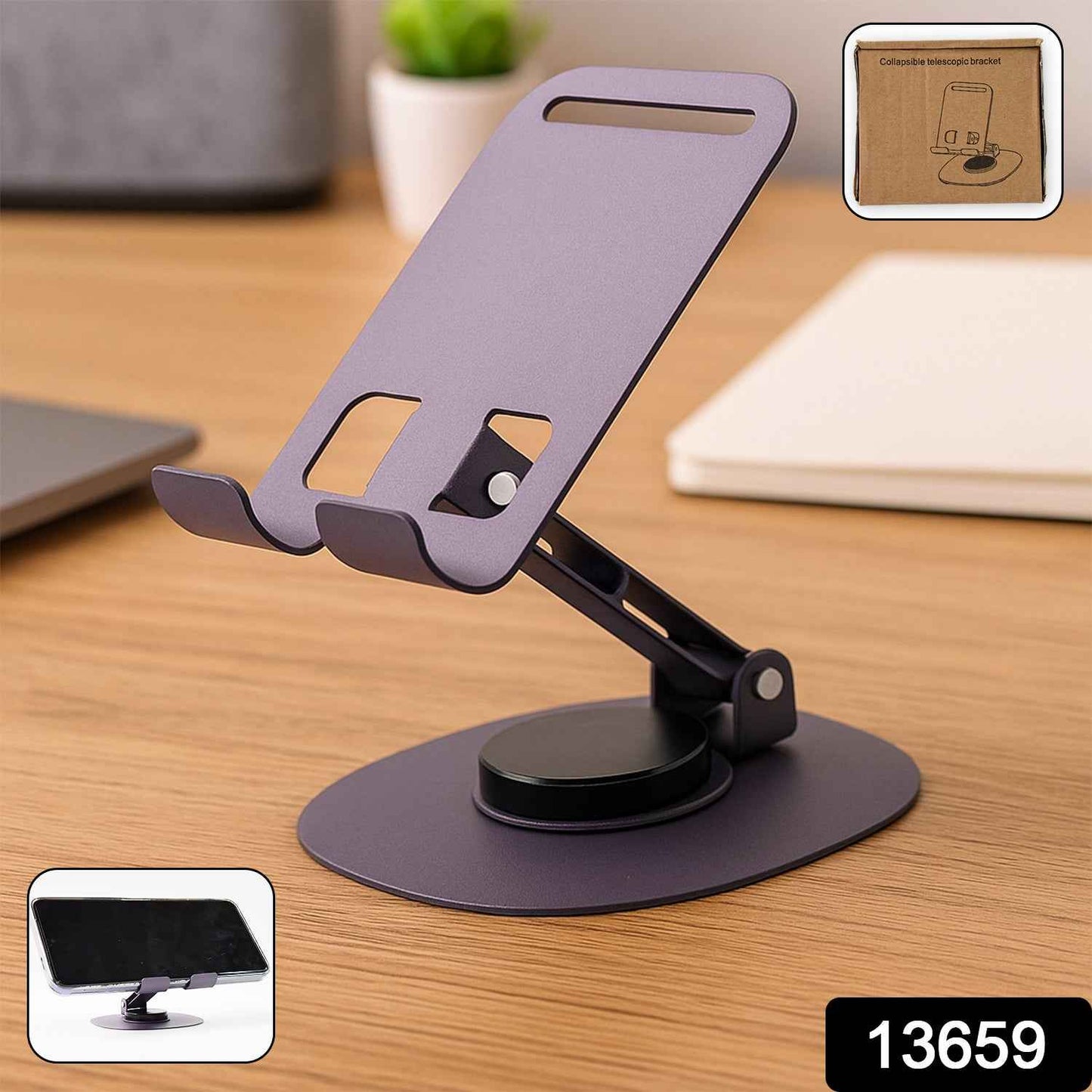 Mobile Stand Foldable 360 Rotatable Mobile Stand (1 Pc)