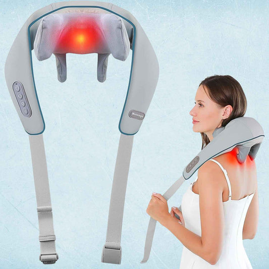 Neck Shoulder Massagers With Heat Electric Rechargeable (1 Pc)