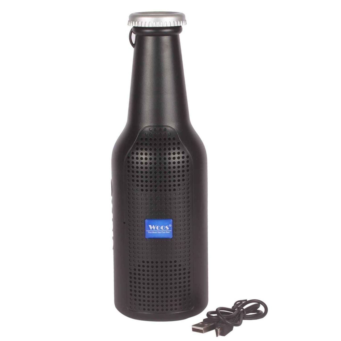 1289 Bottle Shape Bluetooth Speaker And Weatherproof Enhanced Wireless Usb Rechargeable Calling Fm Aux Usb Sd Card Support Portable Bluetooth Speaker With Rich Deep Bass