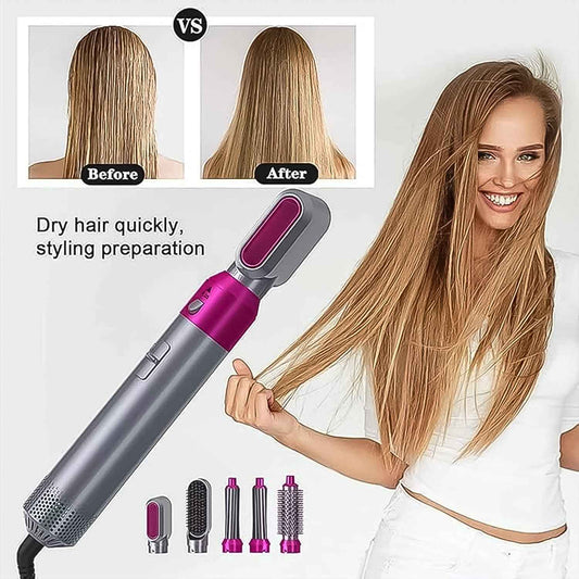 5 In 1 Hair Dryer Brush Multifunctional Hot Air Styler Hair Tools
