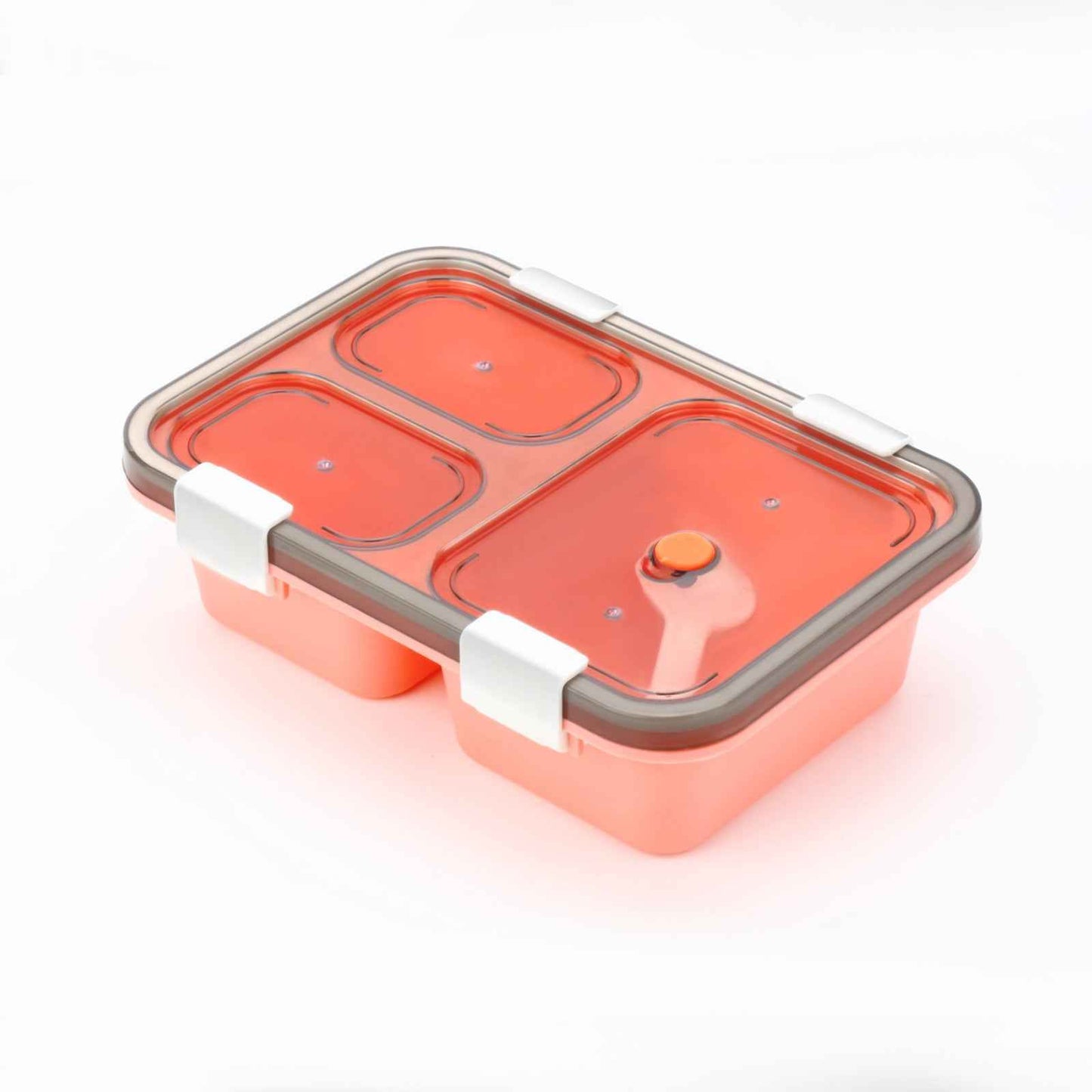 5627 Plastic Lunch Box For Kids Lunch Box For Kids 3 Compartment Insulated Lunch Box Tiffin Box For Boys Girls School Office Men (3 Compartment Lunch Box)