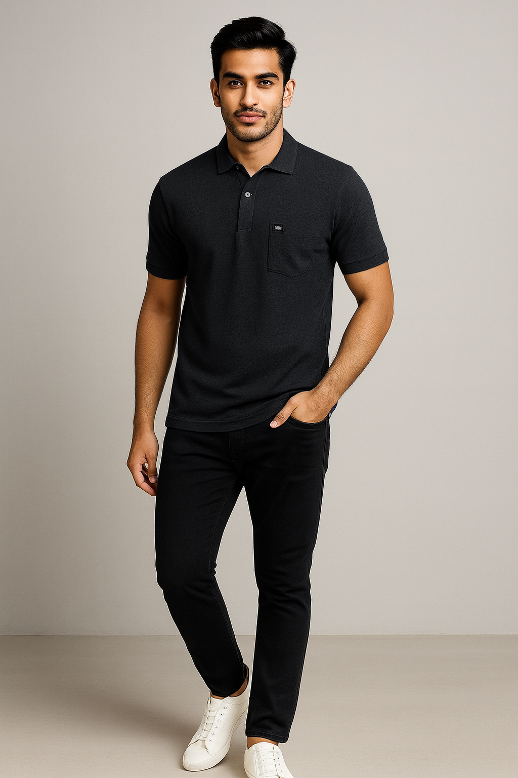 Cotton Candy Premium Collar Pocket Button T-Shirt – Hosiery Fabric