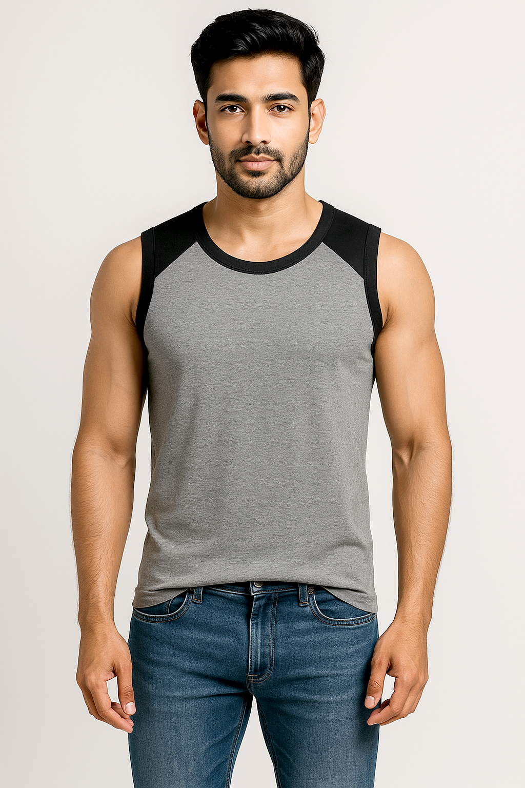 Galaxy Musck Gym Vest Tee – Premium Hosiery Comfort