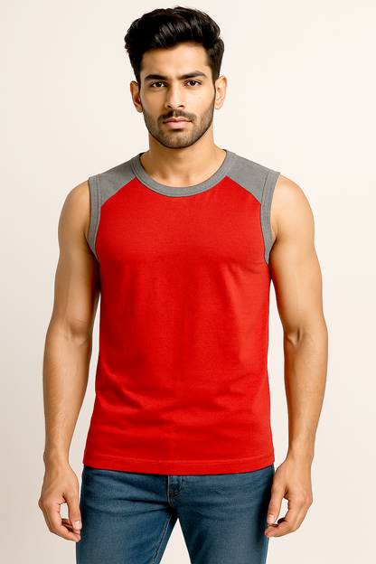Galaxy Musck Gym Vest Tee – Premium Hosiery Comfort