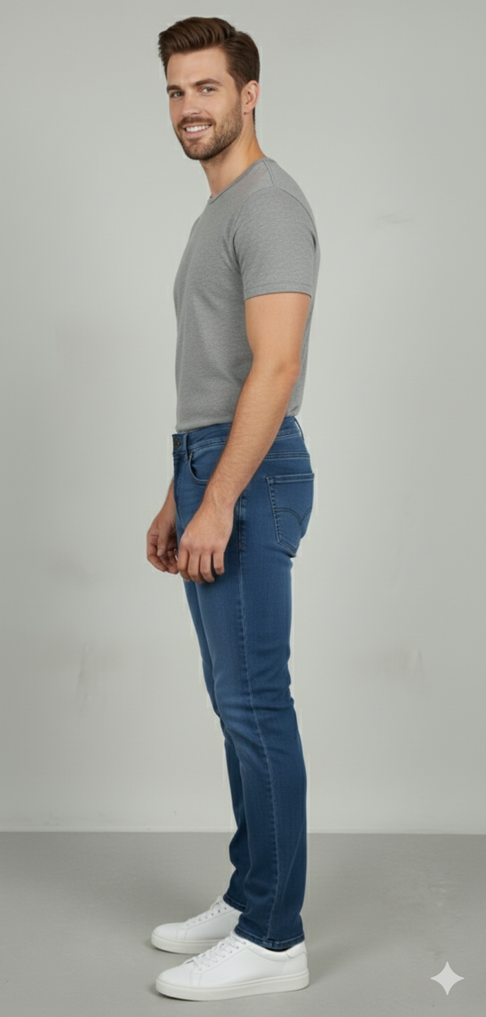 High Command Comfort Fit Jeans – Premium Knotted Denim