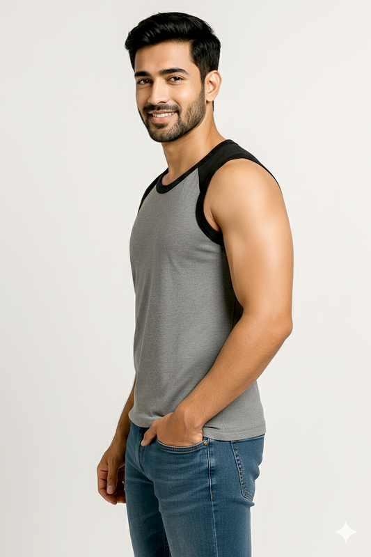 Galaxy Musck Gym Vest Tee – Premium Hosiery Comfort
