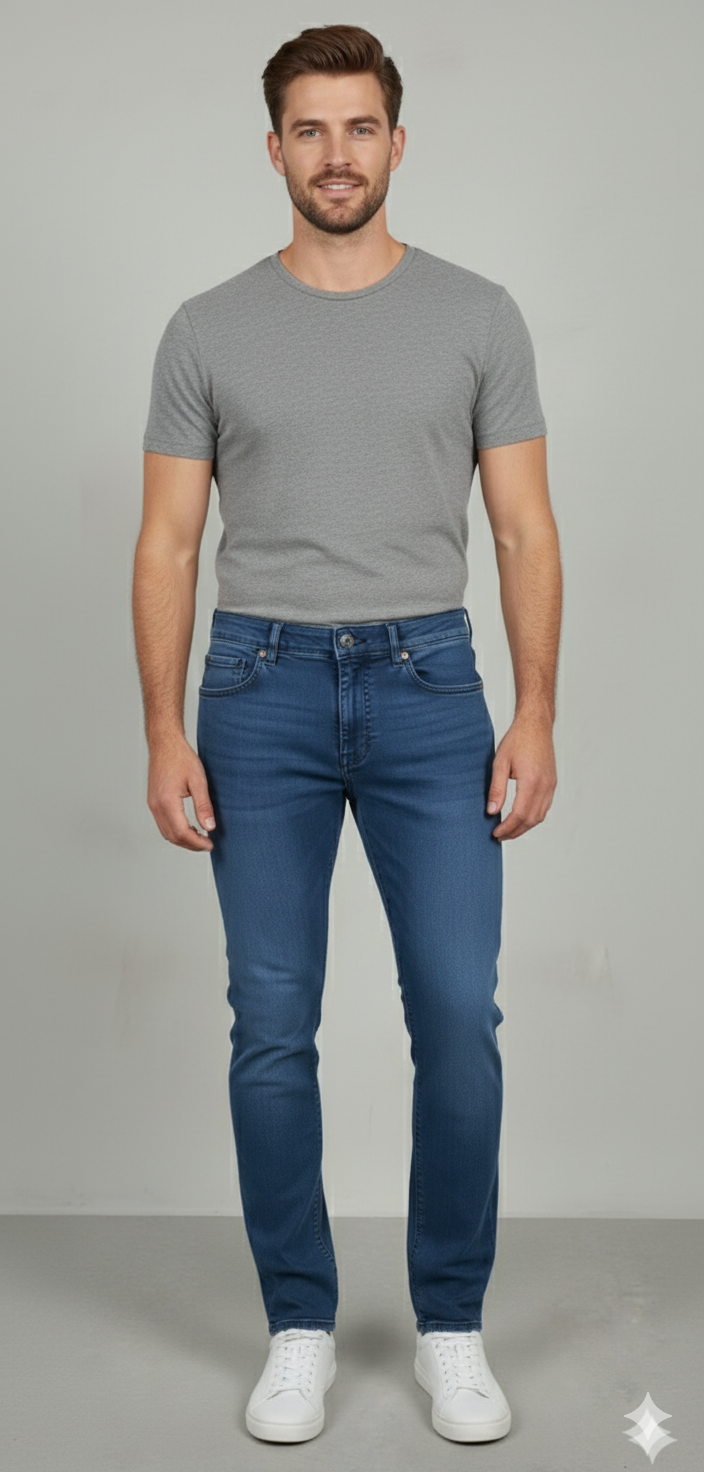 High Command Comfort Fit Jeans – Premium Knotted Denim