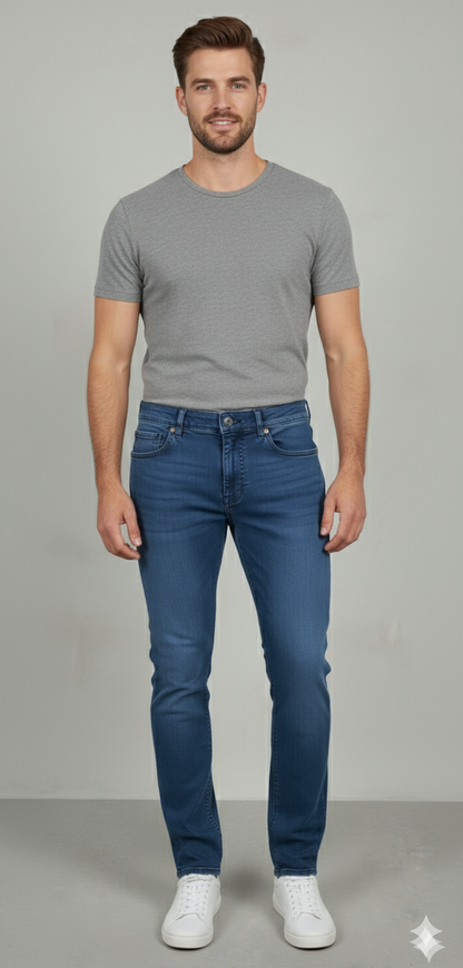 High Command Comfort Fit Jeans – Premium Knotted Denim