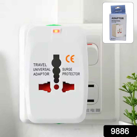 Universal Travel Adapter With Dual Usb Charger Ports - International Multipurpose