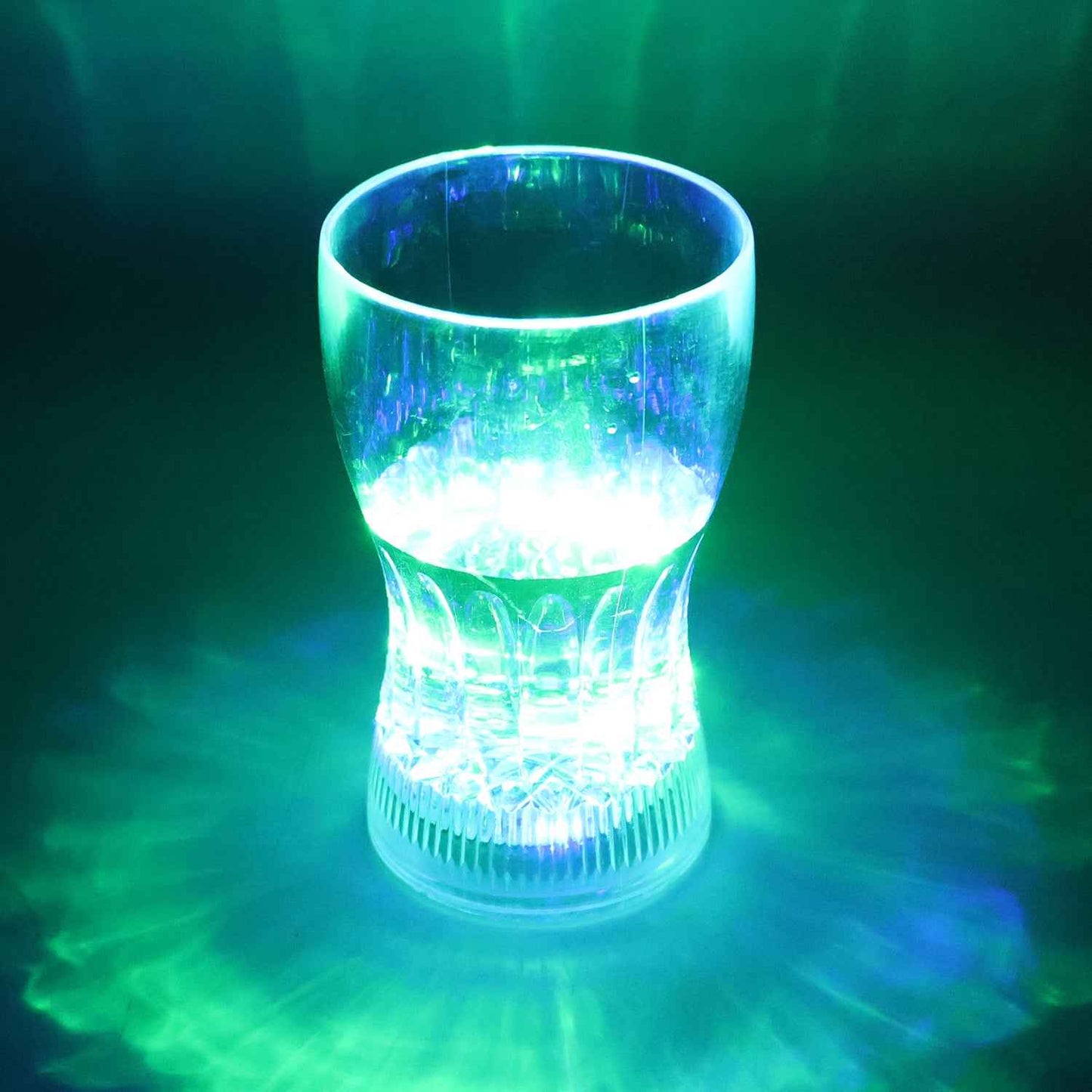 Plastic Fancy Led Light Glass 200 Ml (1 Pc)