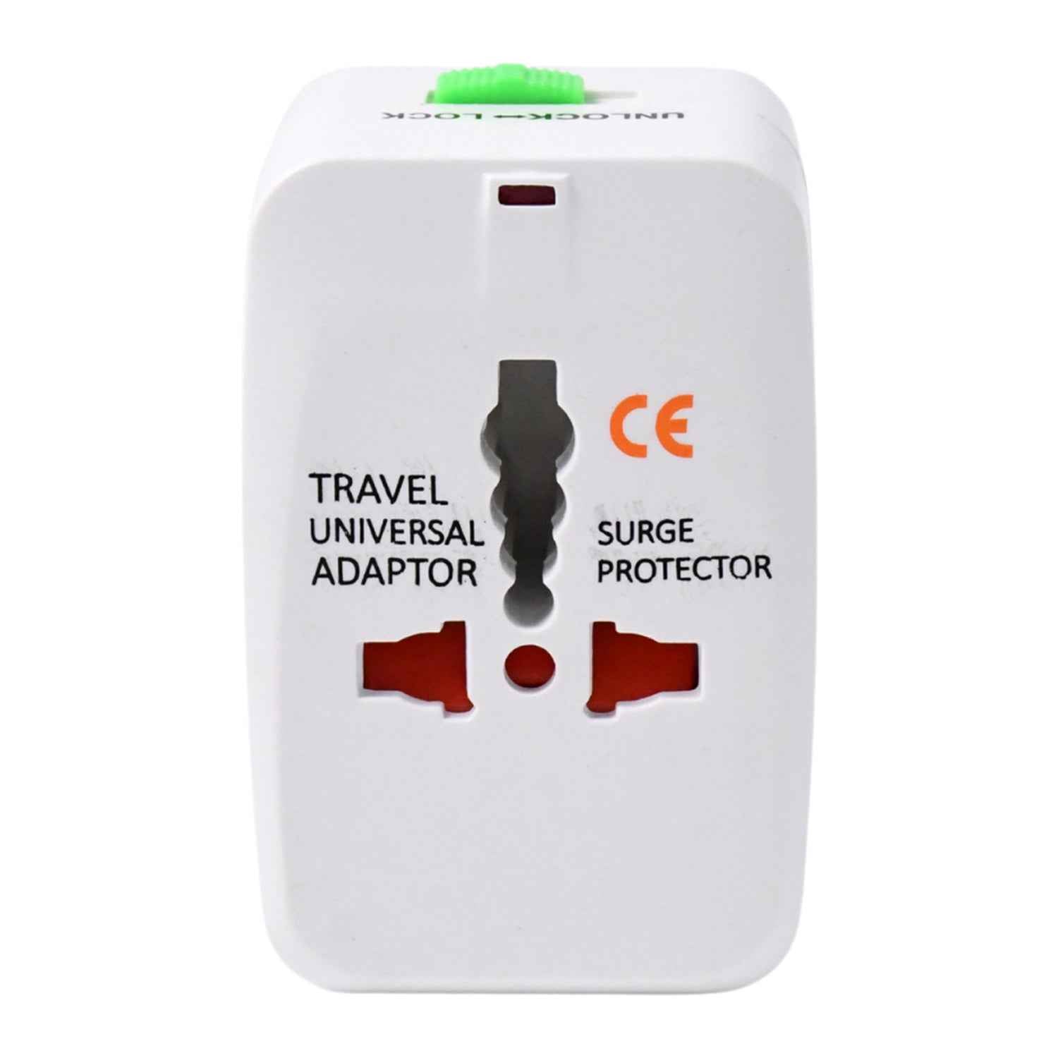 Universal Travel Adapter With Dual Usb Charger Ports - International Multipurpose