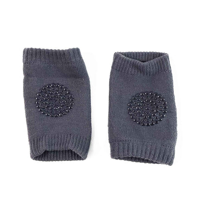 Dark Grey Toddler Wool Knit Leg Warmer (Knee Guard)